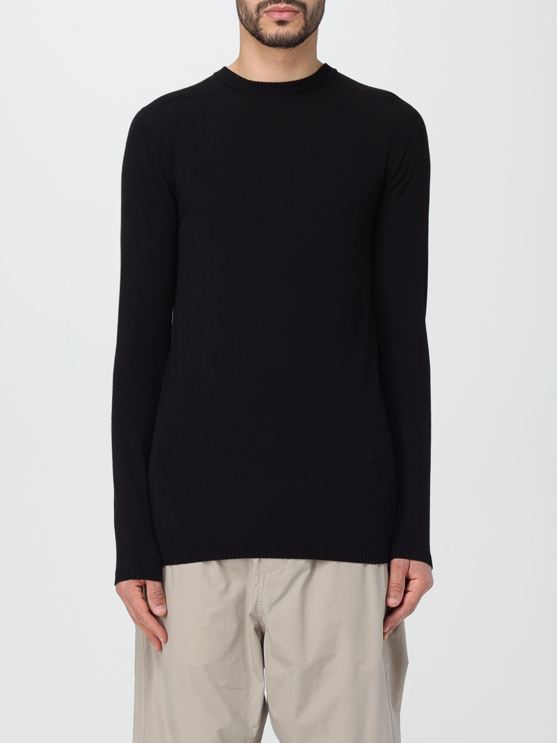 image of Rick Owens Sweater Men Black (Size Medium)