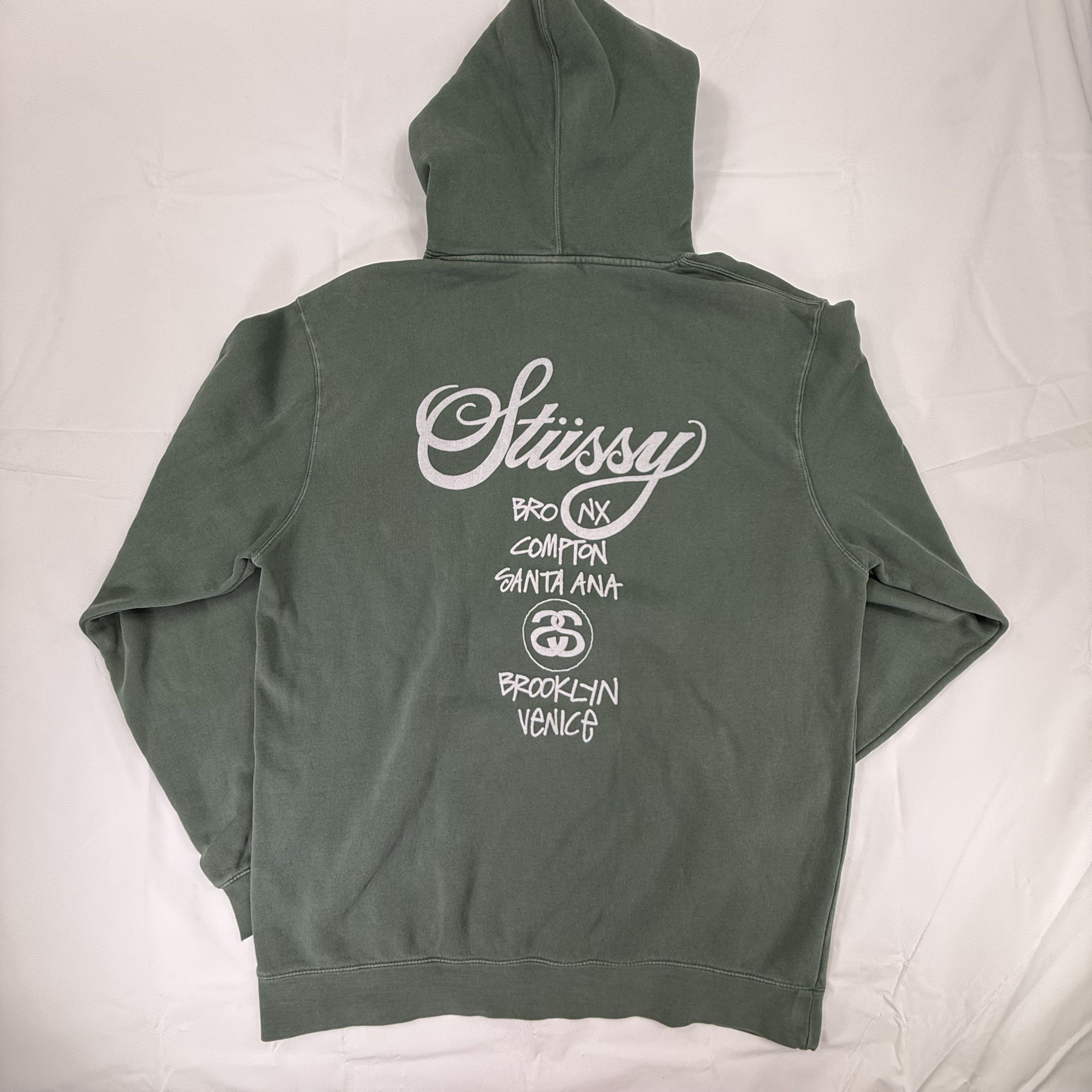 Stussy Stussy World Tour Hoodie XXL Faded Graphic Pullover Mens Size US XXL / EU 58 / 5 - 1 Thumbnail