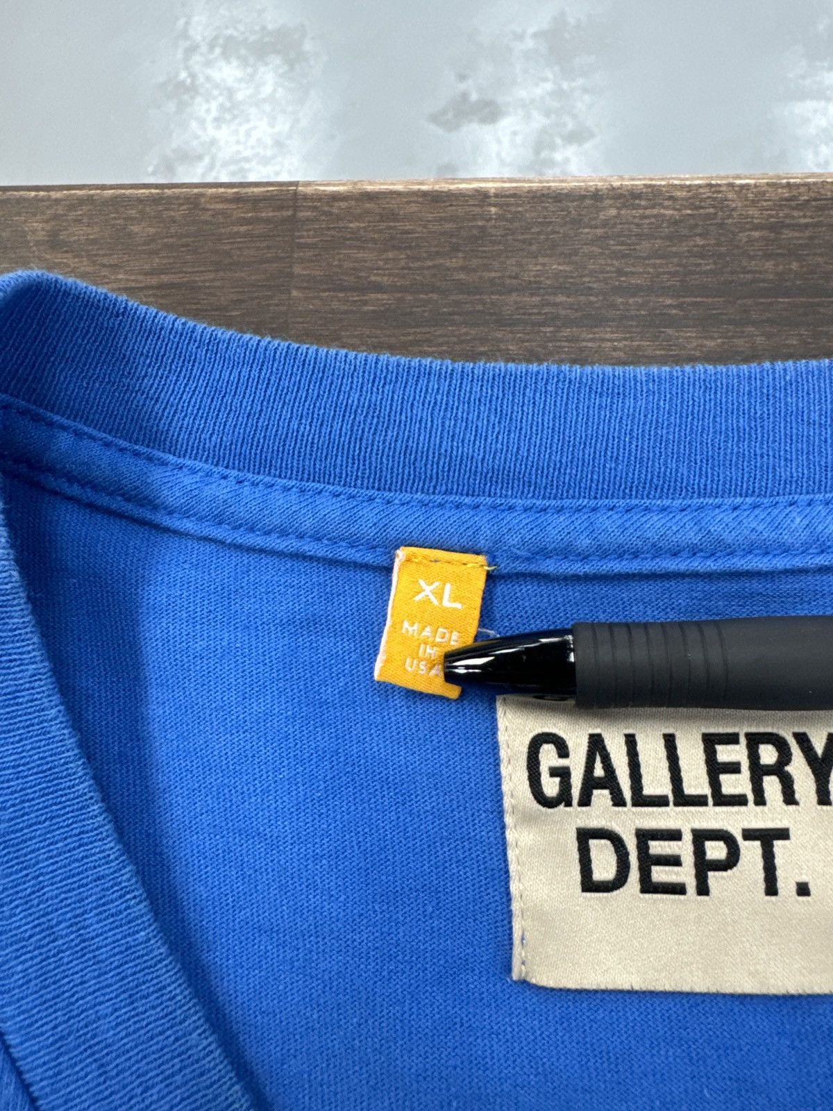 Gallery Dept. Gallery Dept Blue Souvenir Vintage Tee Pre-owned Size US XL / EU 56 / 4 - 3 Thumbnail