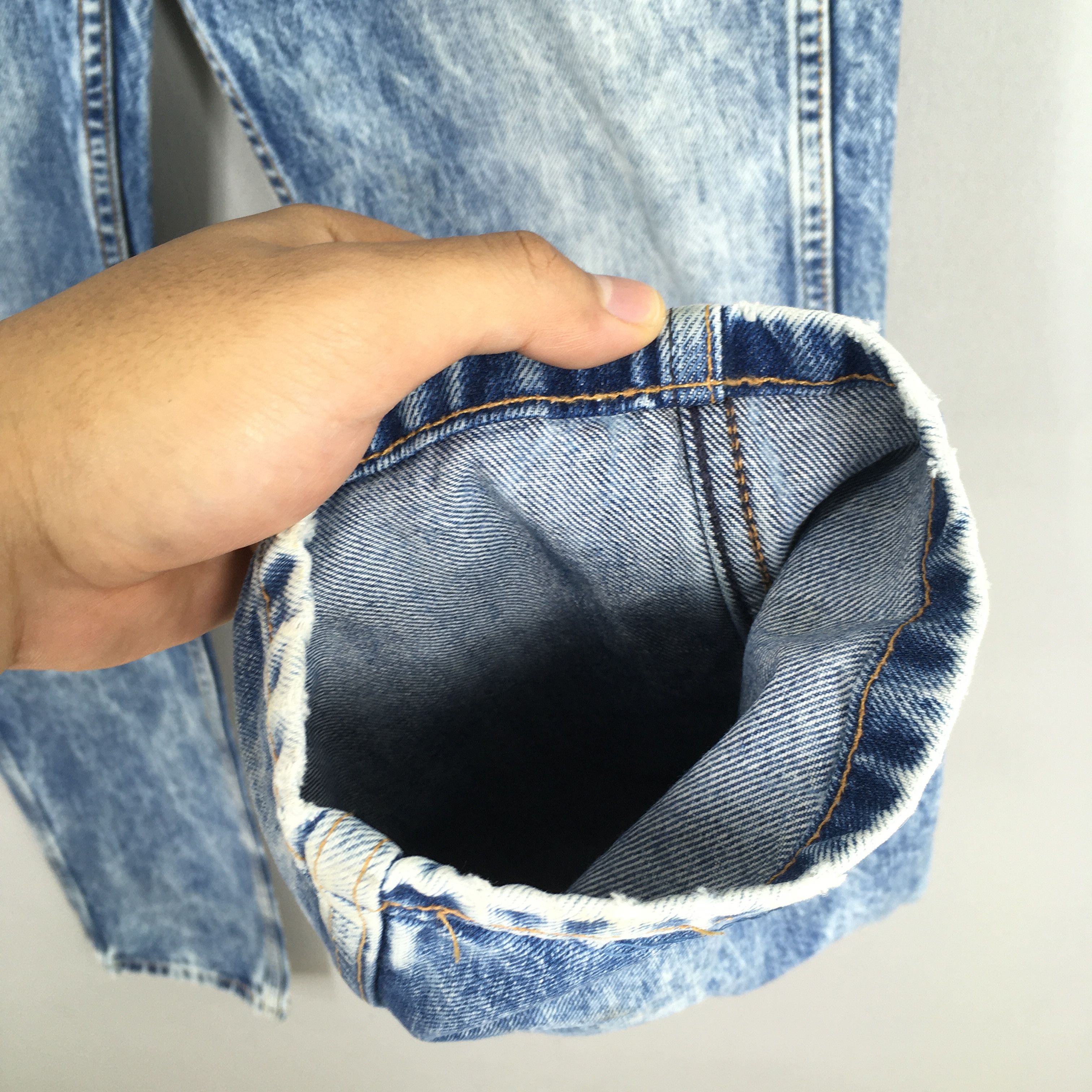 Levi's Size 31x31.5 Vintage Y2K Levi's 505 Faded Blue Jeans S1006 Size US 31 - 5 Thumbnail