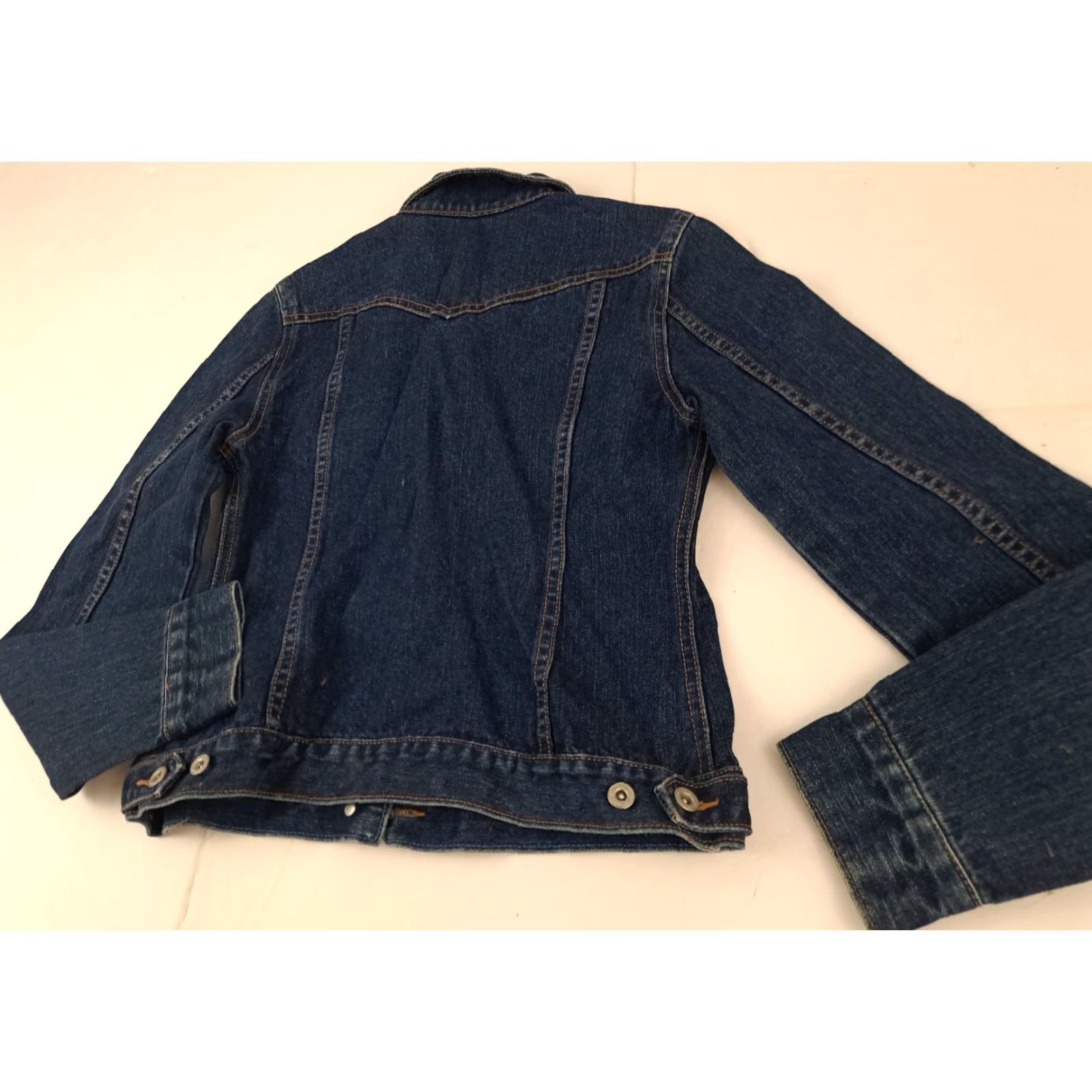 Vintage VINTAGE Weathervane Embroidered Flowers Blue Denim Jacket Bomber Jacket Medium Women Size 32" / US 10 / IT 46 - 5 Thumbnail
