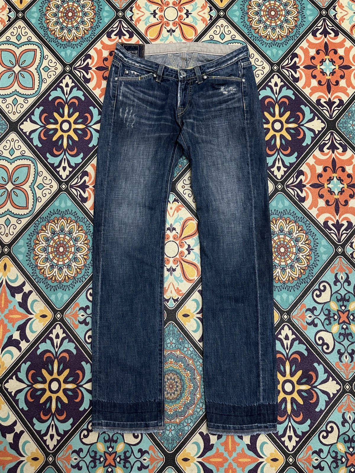 Marithe + Francois Girbaud 2000 Marithe + Francois Girbaud Wash Denim Jeans Size US 28 / EU 44 - 3 Thumbnail