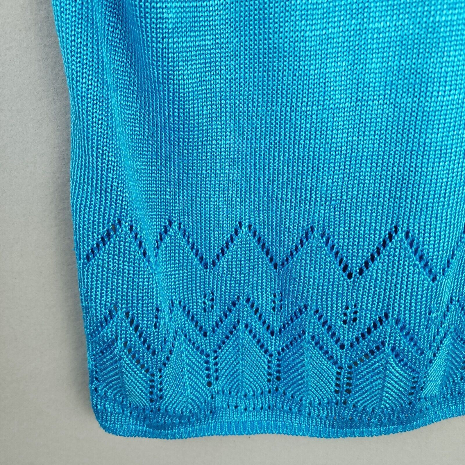 Other Carol Little Knitwear Sweater Bright Blue Cotton/Rayon M Size M / US 6-8 / IT 42-44 - 4 Thumbnail