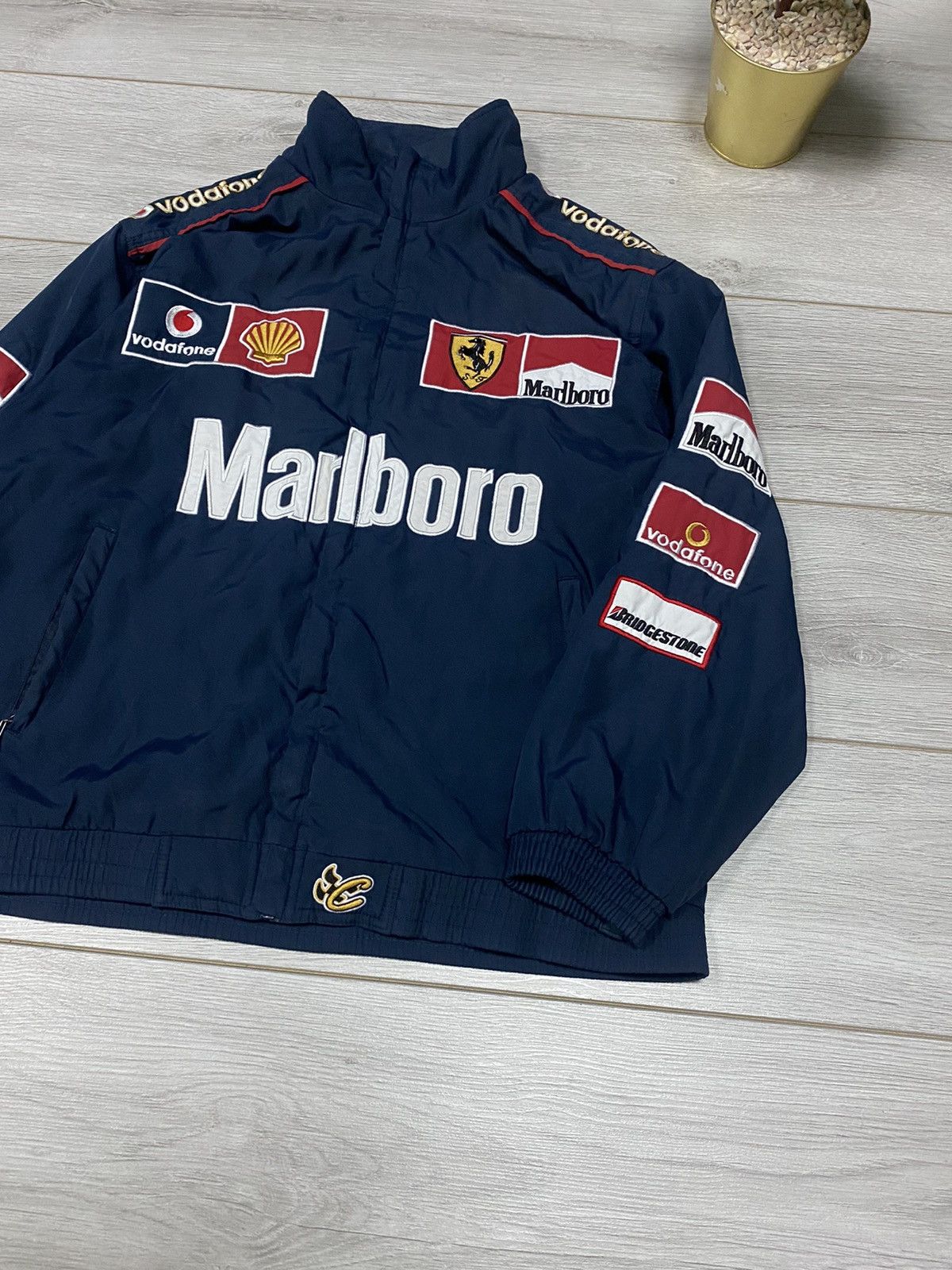Marlboro Marlboro vintage racing bomber shell jacket Size US XL / EU 56 / 4 - 6 Thumbnail
