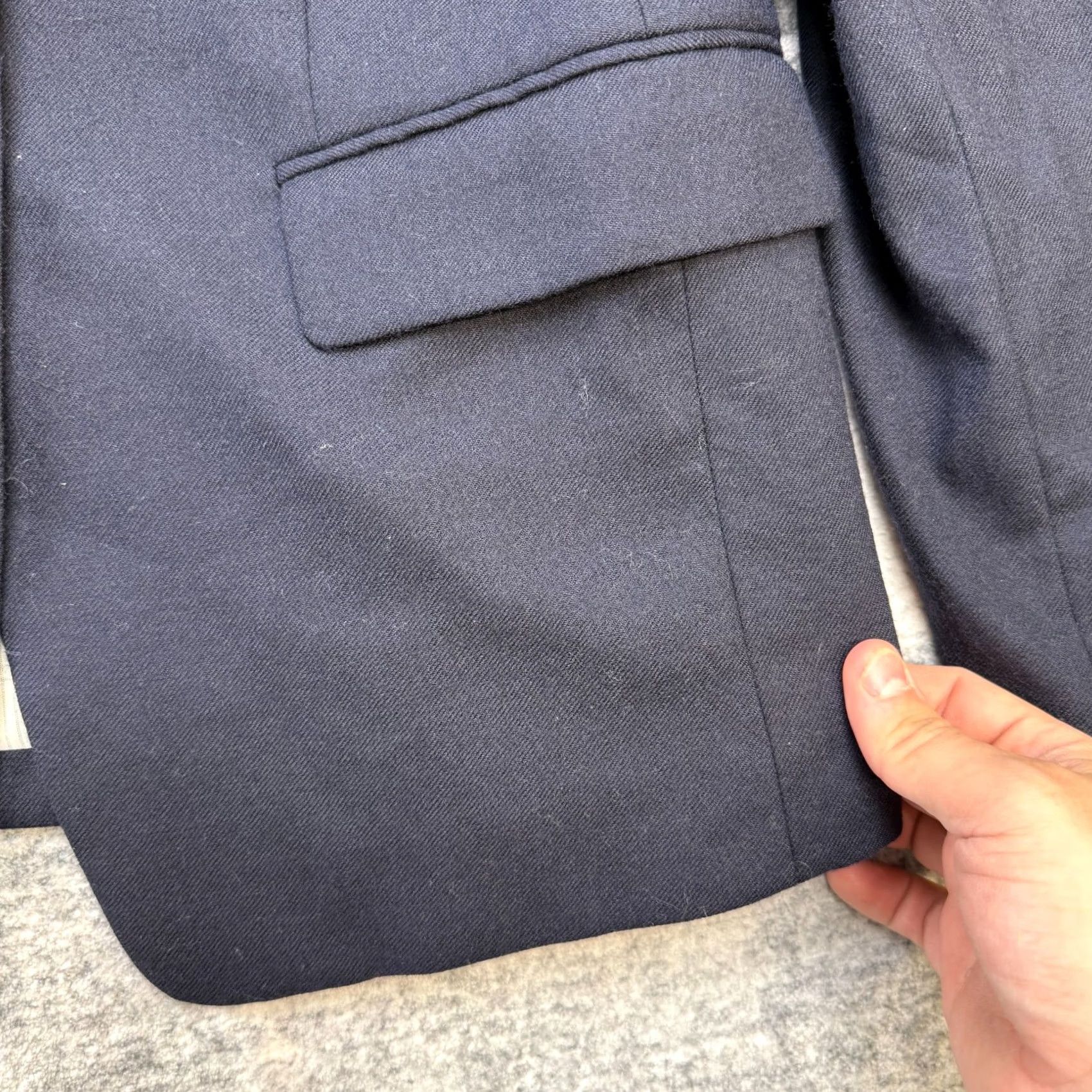 J.Crew J. Crew Blazer Jacket Womens 6 Navy Blue Wool One Button Career Academia Ivy Preppy Basic J.CREW Blazer Women Size M / US 6-8 / IT 42-44 - 4 Thumbnail