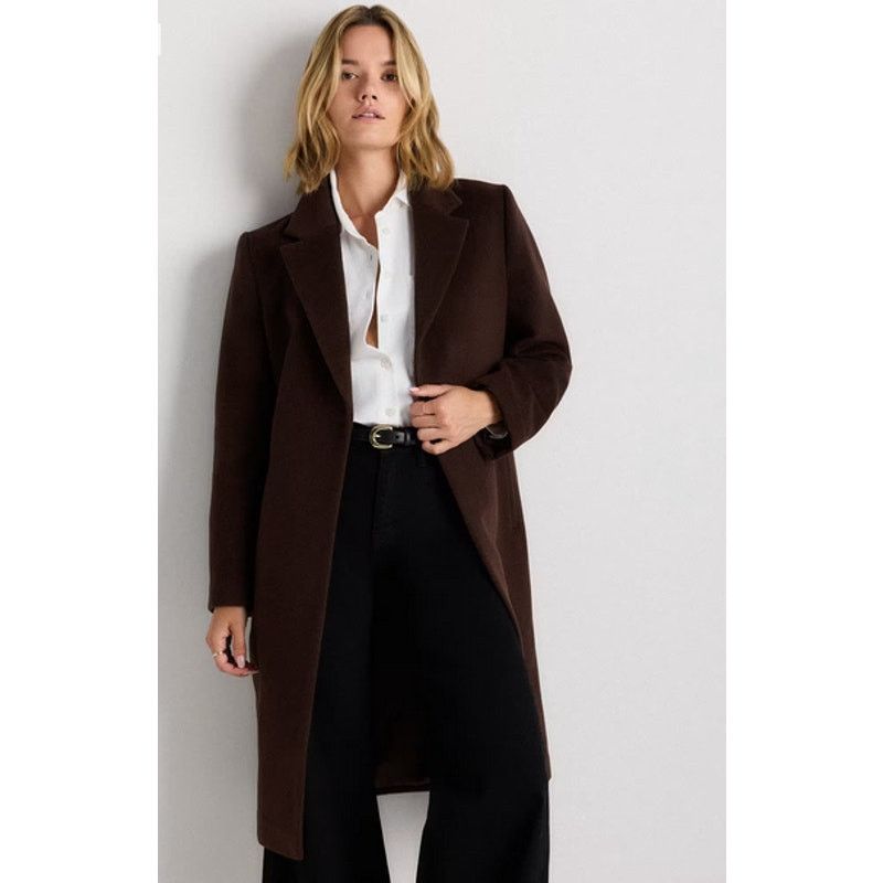 Quince Quince Wool Cashmere Classic SingleBreasted Coat Size M NWOT Size M / US 6-8 / IT 42-44 - 2 Thumbnail