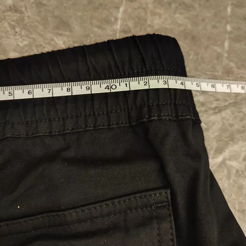 Rick Owens Rick Owens Black Drawstring Cargo Pants- Size US 44 / EU 60 - 7 Thumbnail
