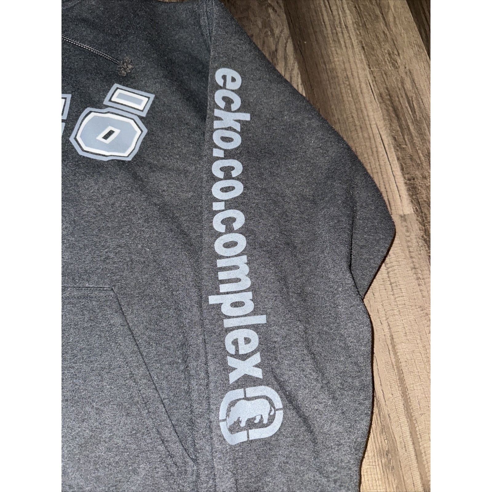 Complex × Marc Ecko Ecko Unltd Hoodie Sweater Grey XL Complex.com Y2K 24x28 Size US XL / EU 56 / 4 - 2 Thumbnail