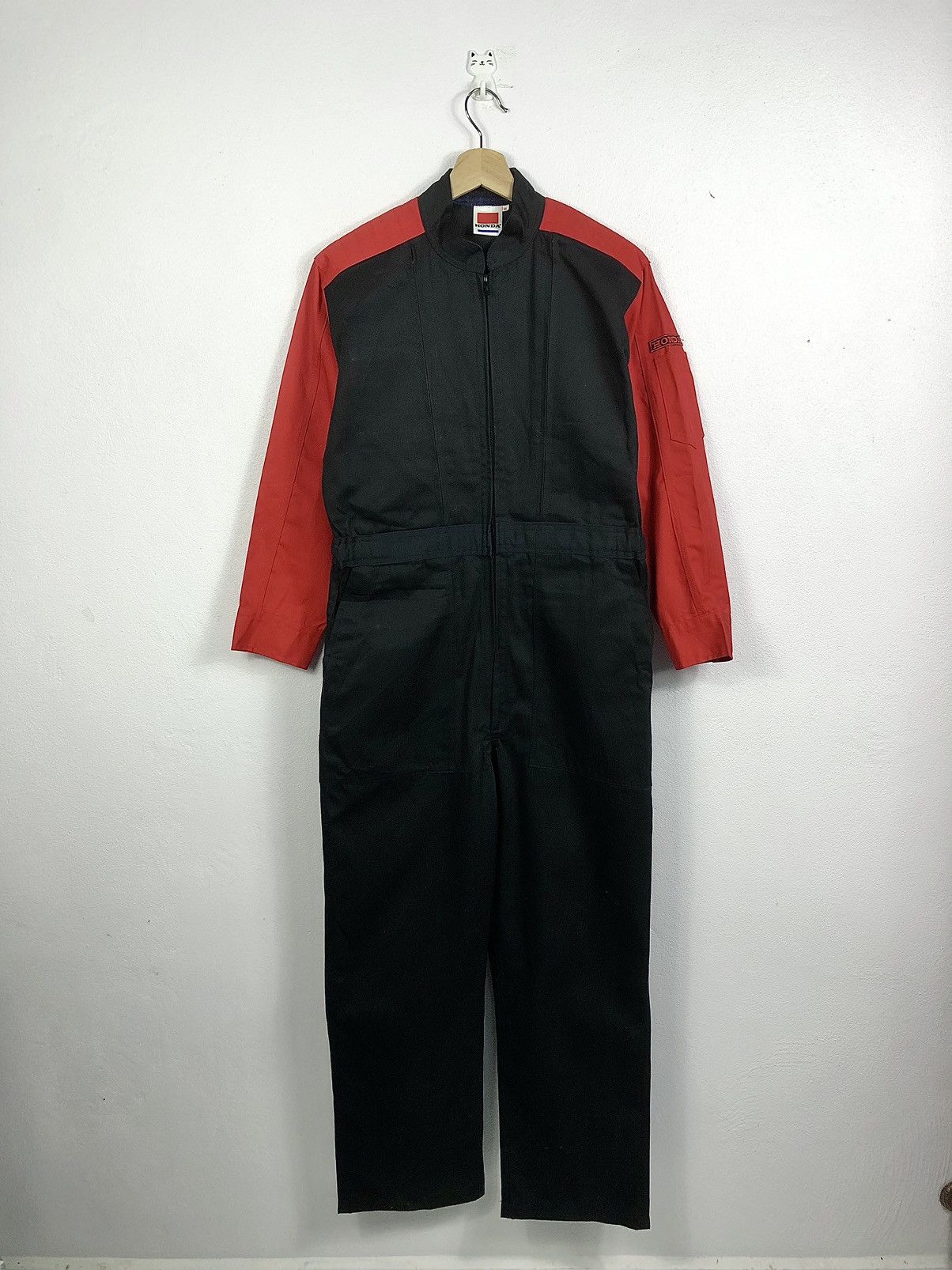 Honda Rare Vintage Honda Racing Coveralls Size US 34 / EU 50 - 1 Thumbnail