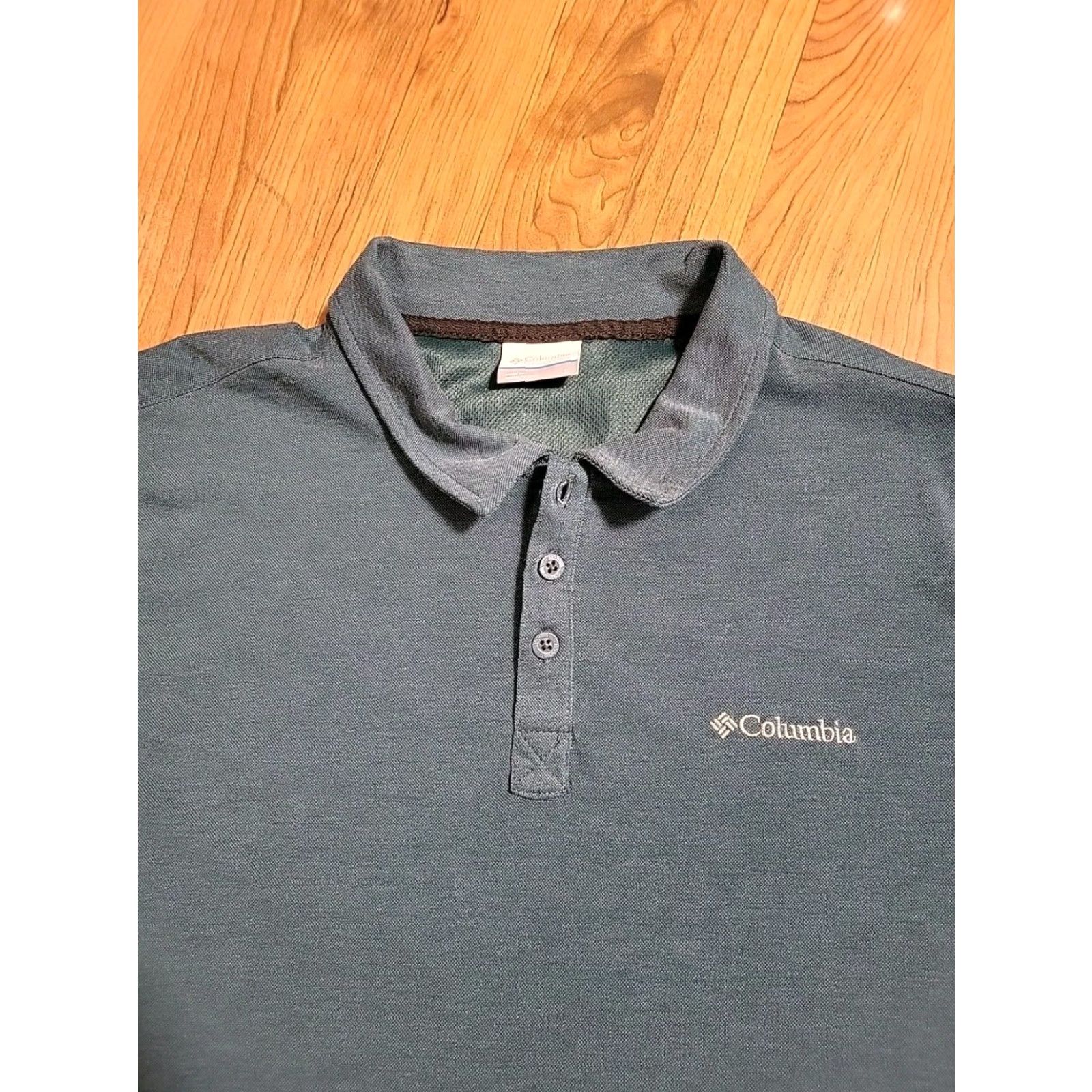 Vintage Columbia Sportswear Co Polo Shirt Men L Green 42" Chest EUC Size US L / EU 52-54 / 3 - 2 Thumbnail