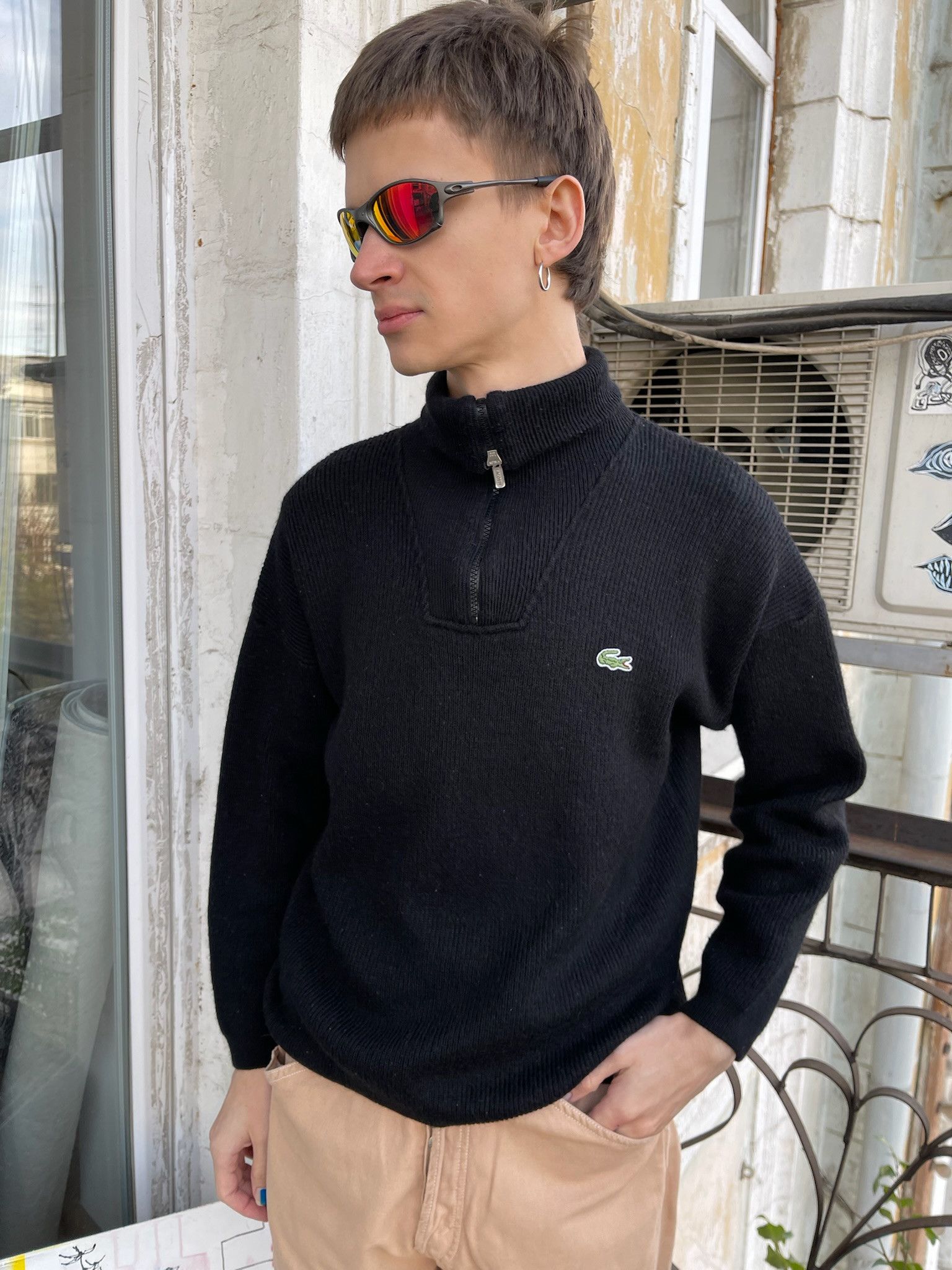 Lacoste Lacoste sweater knitwear vintage Size US M / EU 48-50 / 2 - 1 Thumbnail
