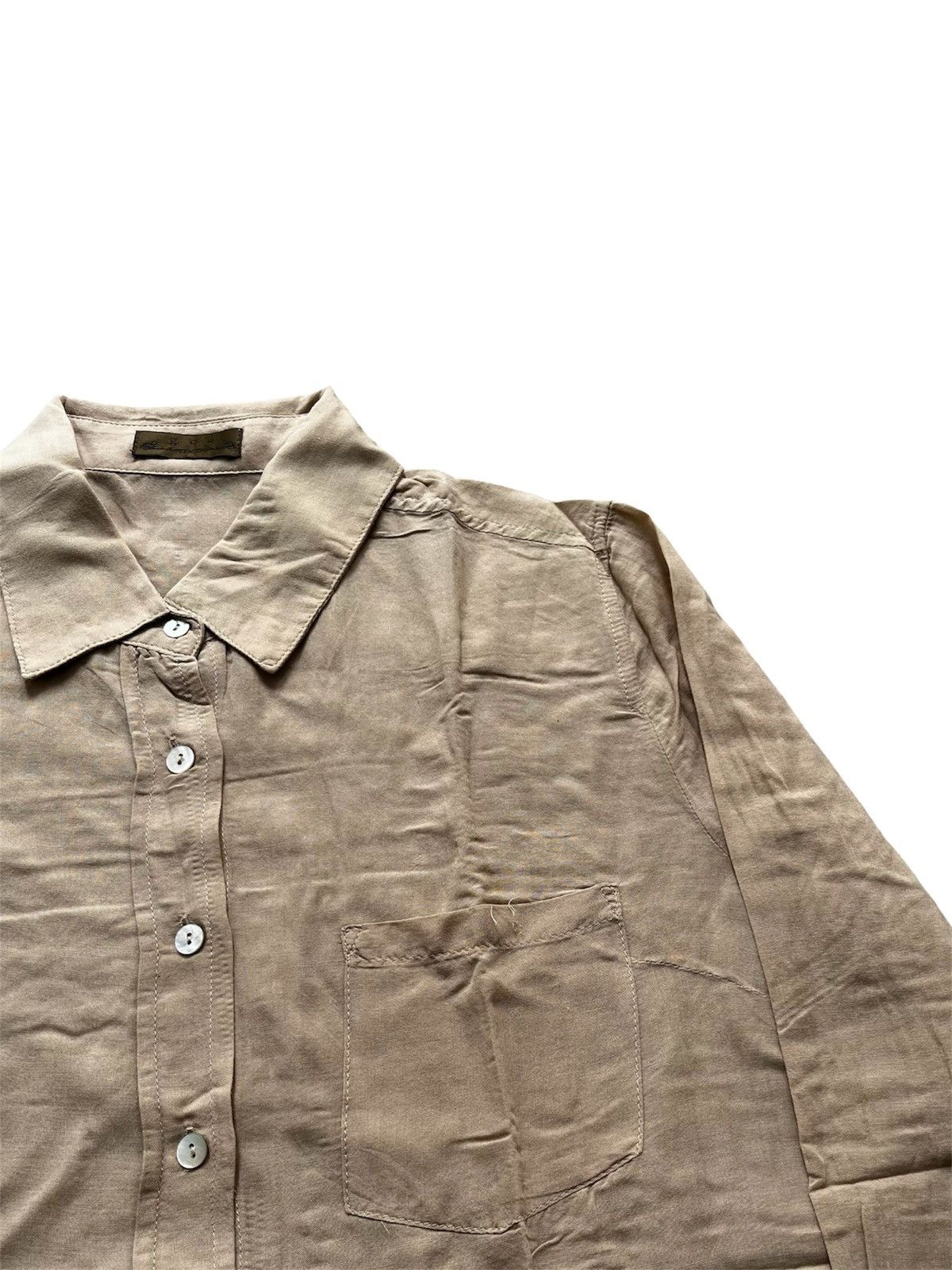 Japanese Brand 2000s Japanese Archive Goa Linen Shirt Size M / US 6-8 / IT 42-44 - 3 Thumbnail