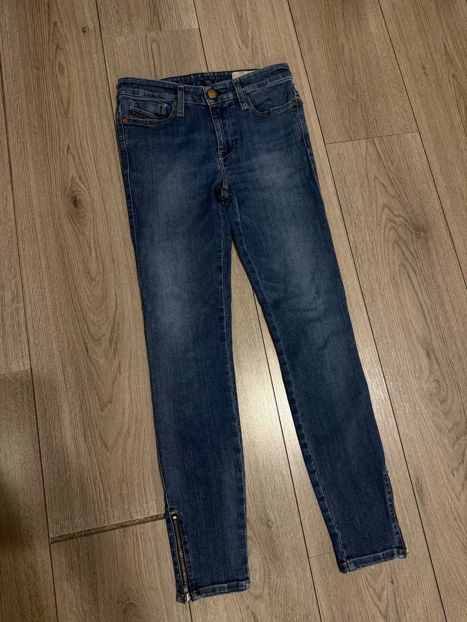 Diesel Diesel Skinzee-Zip Jeans Wmn W26 L30 Blue Super Slim Skinny Size 26" / US 2 / IT 38 - 2 Thumbnail