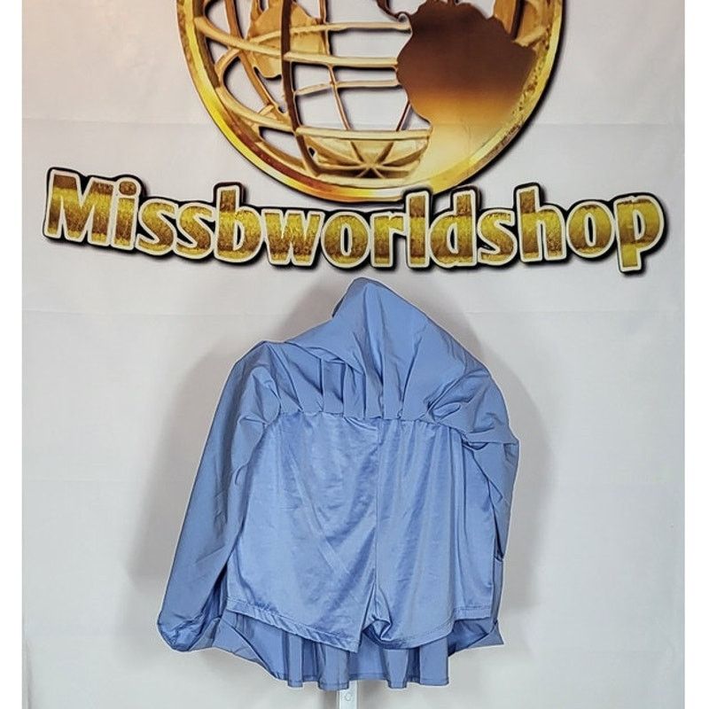 Other Love Streak Blue Pleated Skirt Built-In Shorts Size Large Size 30" / US 8 / IT 44 - 4 Thumbnail