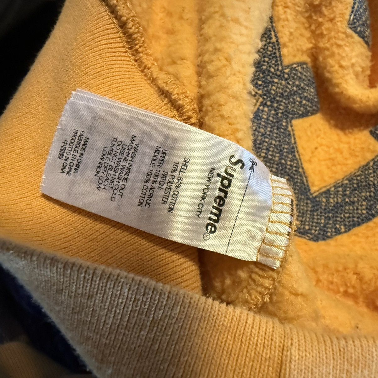 Supreme Washed Panther Hoodie Size US XL / EU 56 / 4 - 4 Thumbnail