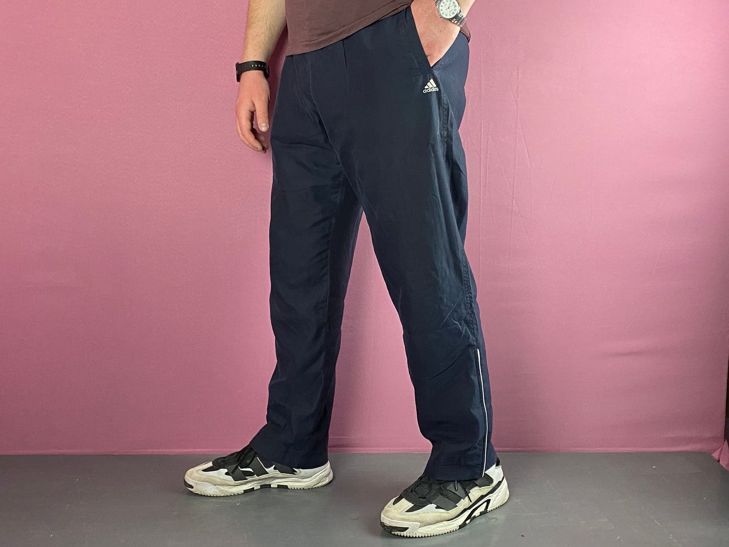 Adidas Adidas Vintage Men's Track Pants - XXL Size US 42 / EU 58 - 3 Thumbnail