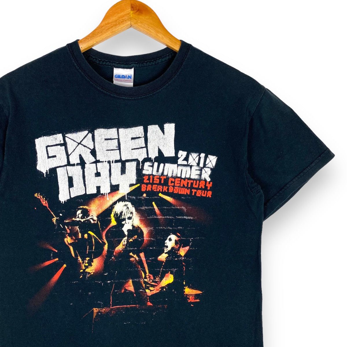 Band Tees × Vintage VINTAGE GREEN DAY 21ST CENTURY BREAKDOWN ALBUM TOUR TEE Size US S / EU 44-46 / 1 - 2 Thumbnail