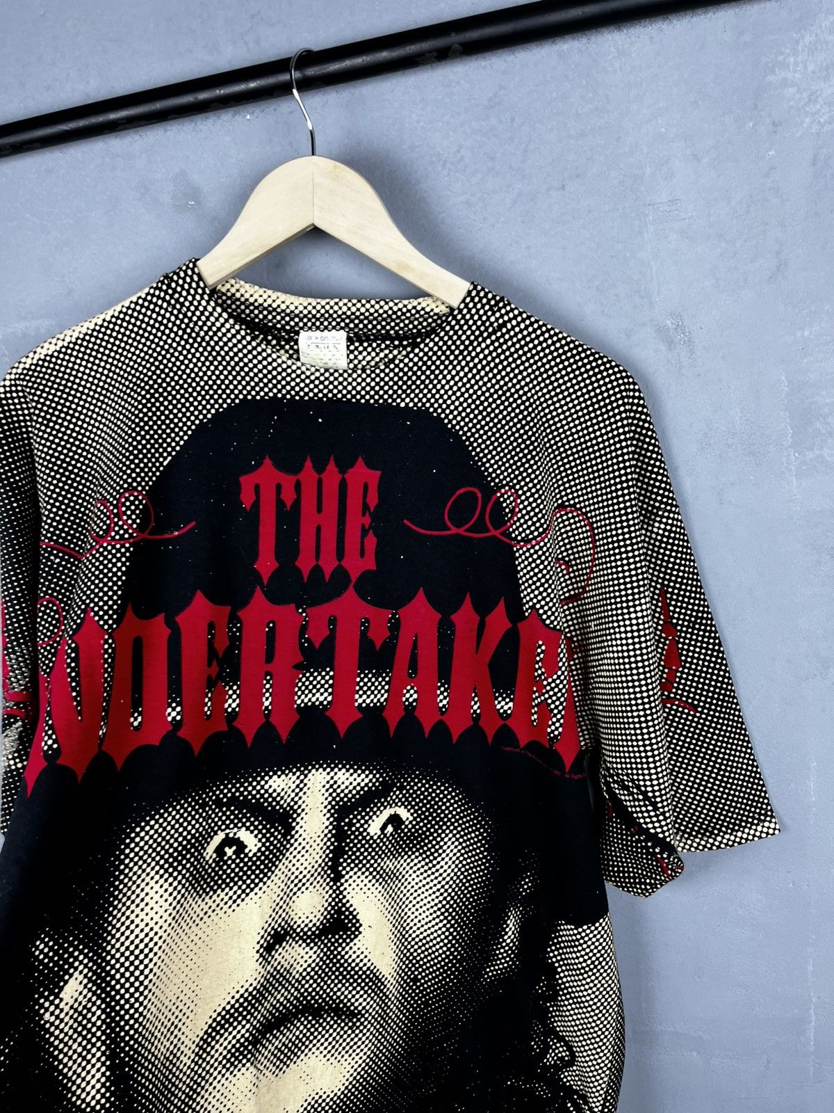 WWE 1992 Vintage The Undertaker WWF WWE Wrestling AOP Tshirt Tee Size US XL / EU 56 / 4 - 3 Thumbnail