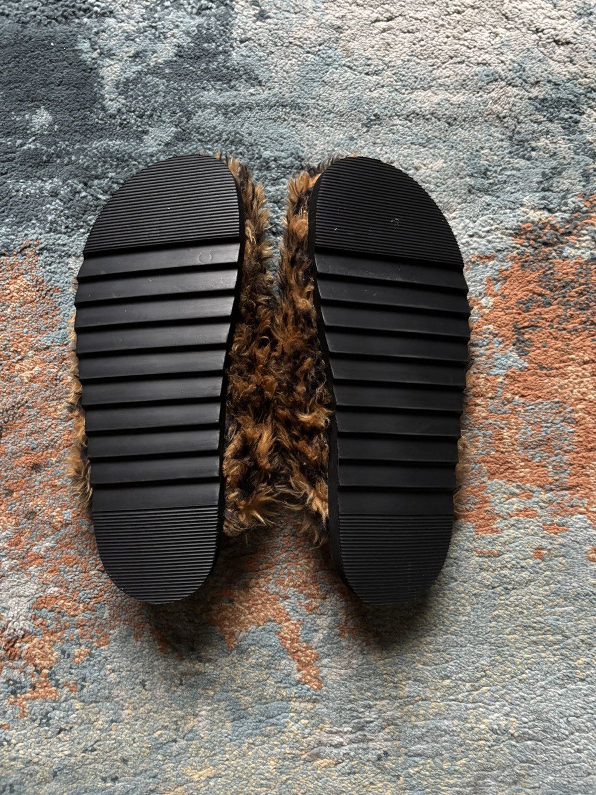 Palm Angels Palm Angels Orange & Black Palm Mule Size US 10.5 / EU 43-44 - 5 Thumbnail