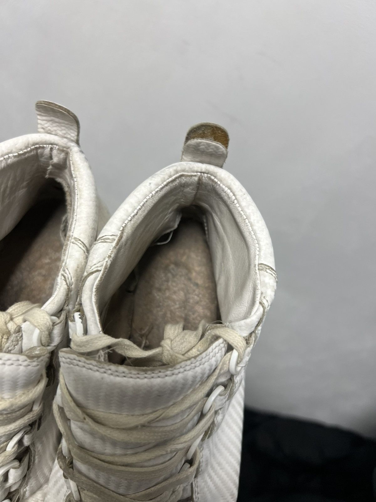 Balenciaga Balenciaga Arena High Top Leather Sneakers White Size 41 Size US 8 / EU 41 - 15 Thumbnail