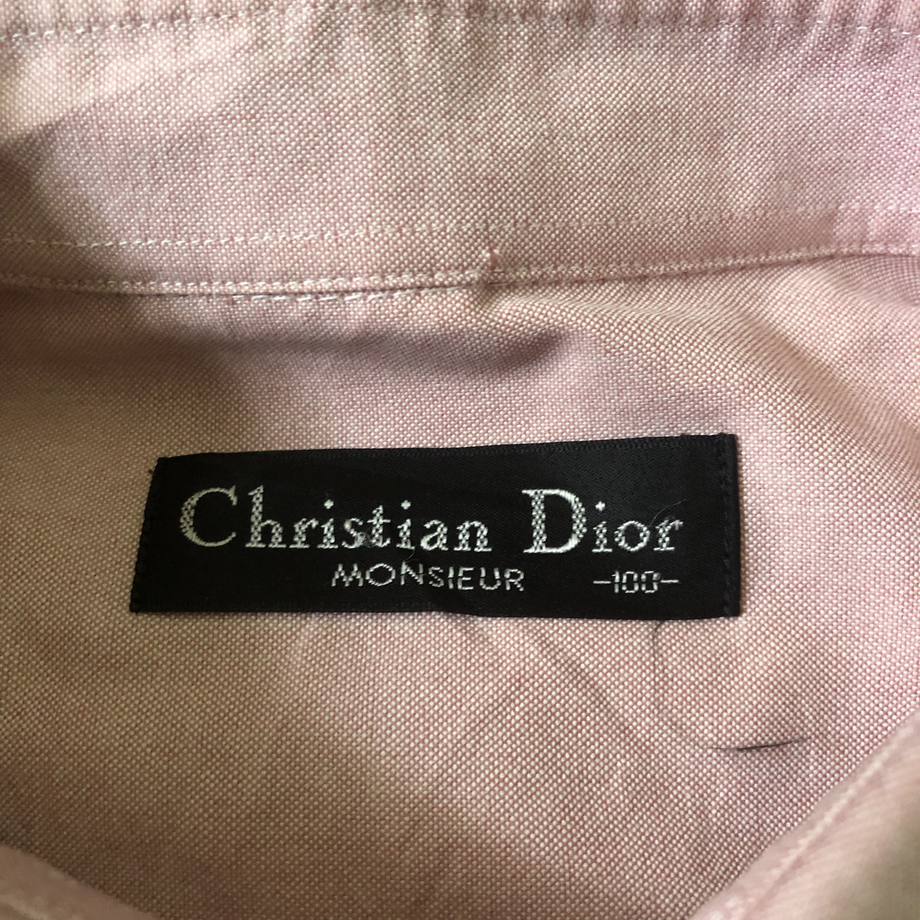 Christian Dior Monsieur VINTAGE 90s Christian Dior Monsieur button plain shirt Size US L / EU 52-54 / 3 - 3 Thumbnail