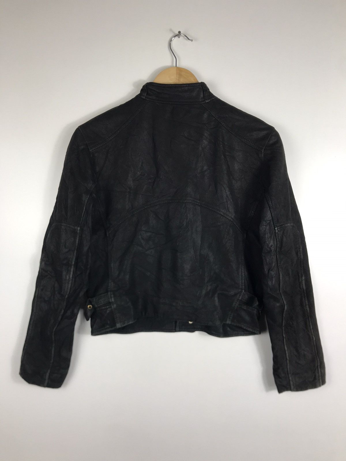 ADAM ET ROPE × Vintage ⚡️Vintage Adam Et Rope Gelli Leather Cropped Rider Jacket Size S / US 4 / IT 40 - 18 Thumbnail