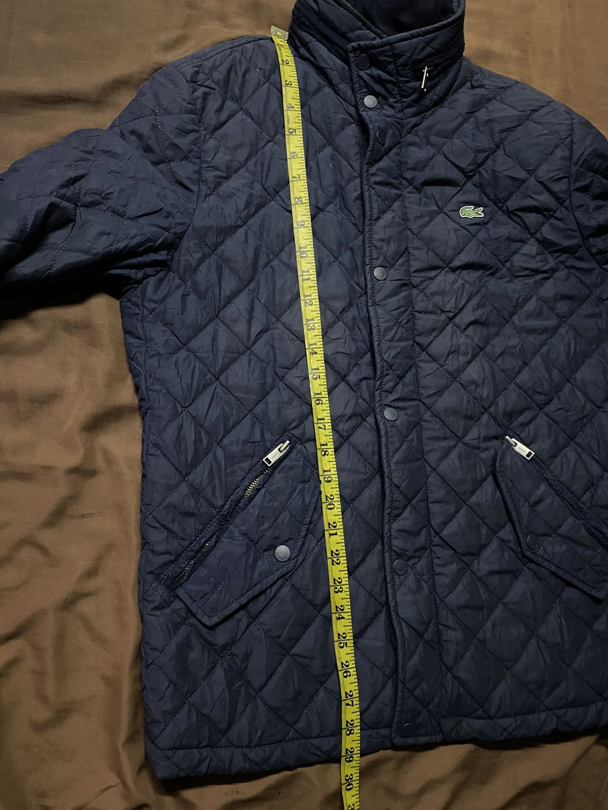 Lacoste Lacoste Quilted Navy Jacket Size US L / EU 52-54 / 3 - 8 Thumbnail