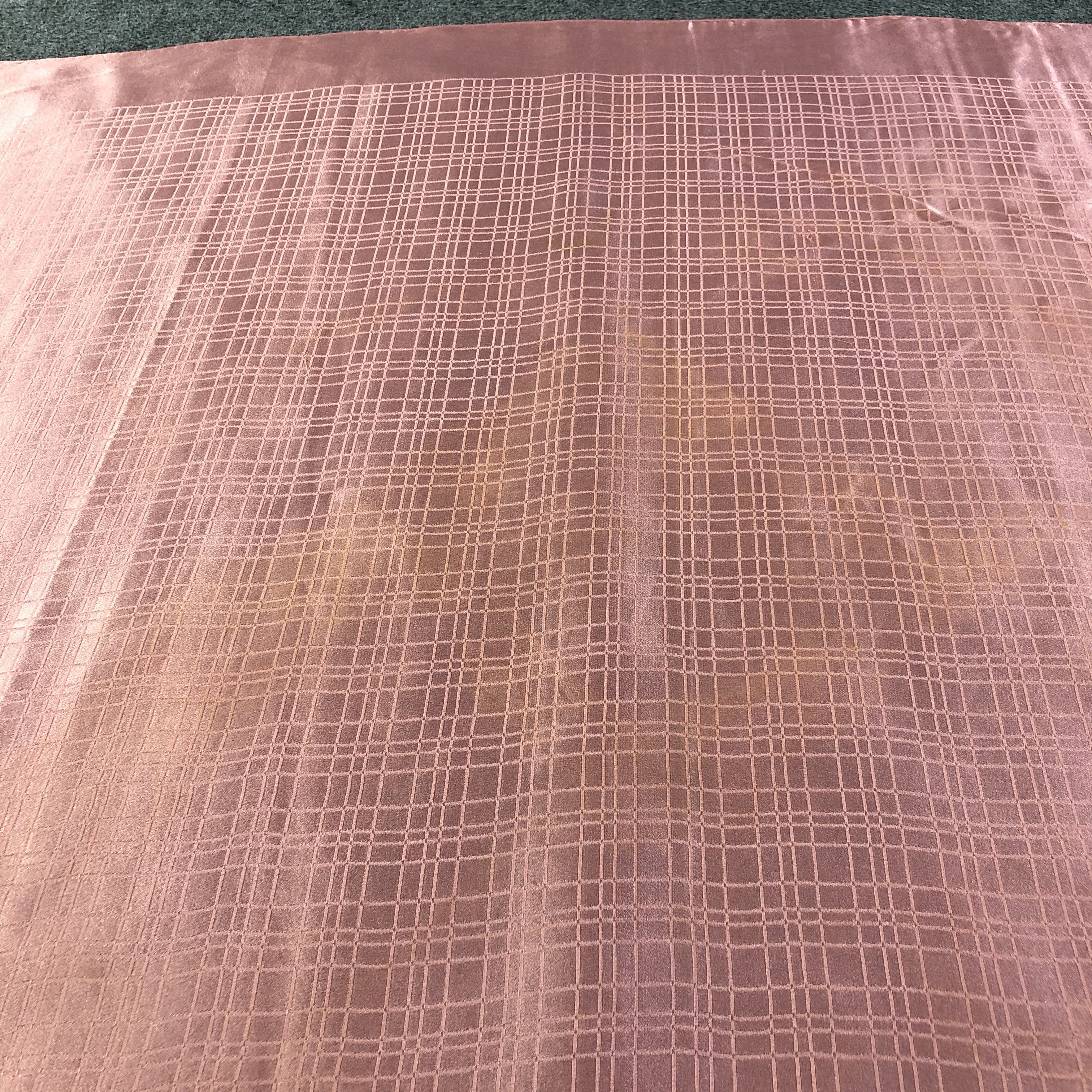 Japanese Brand Vintage Echo Pink Hand Rolled Silk Scarf M566 Size ONE SIZE - 7 Thumbnail