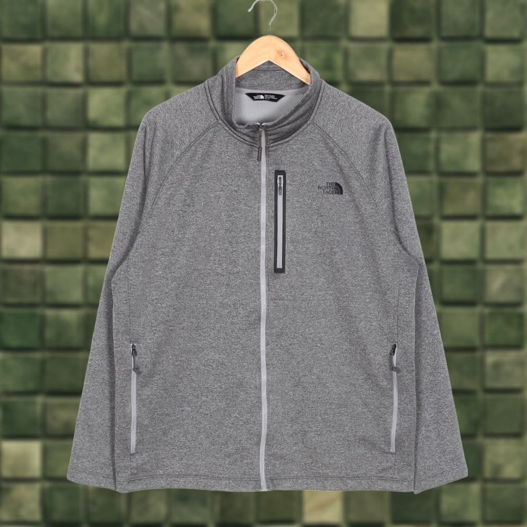 The North Face VINTAGE The North Face Full Zip Sweatshirt Men XL Grey Logo Size US XL / EU 56 / 4 - 1 Thumbnail