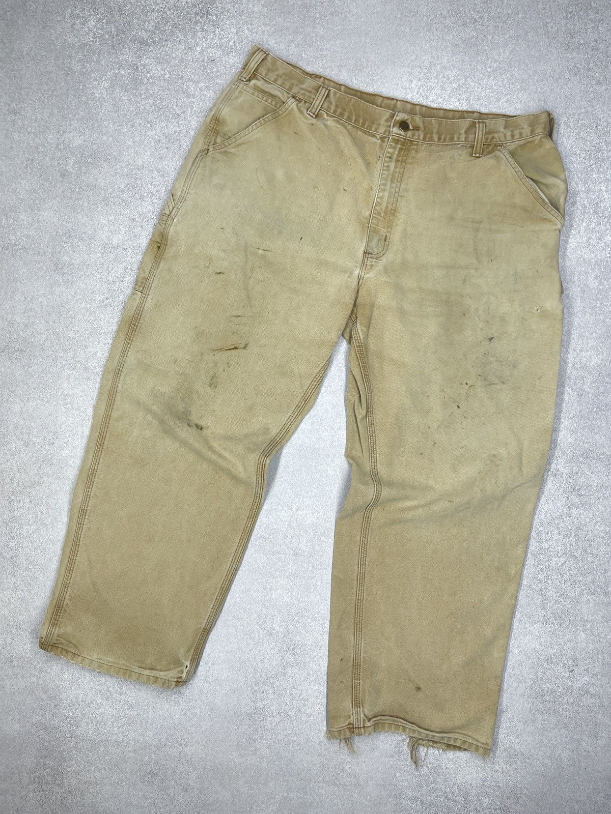 Carhartt Vintage Carhartt B11 BRN Carpenter Pants Distressed Workwear Size US 38 / EU 54 - 7 Thumbnail