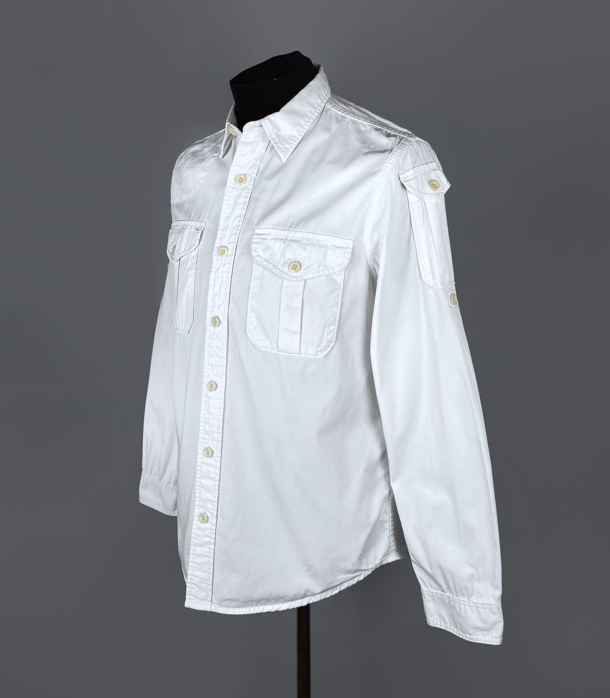 Ralph Lauren Denim & Supply Ralph Lauren White Multipocket Shirt Size L Size US M / EU 48-50 / 2 - 5 Thumbnail