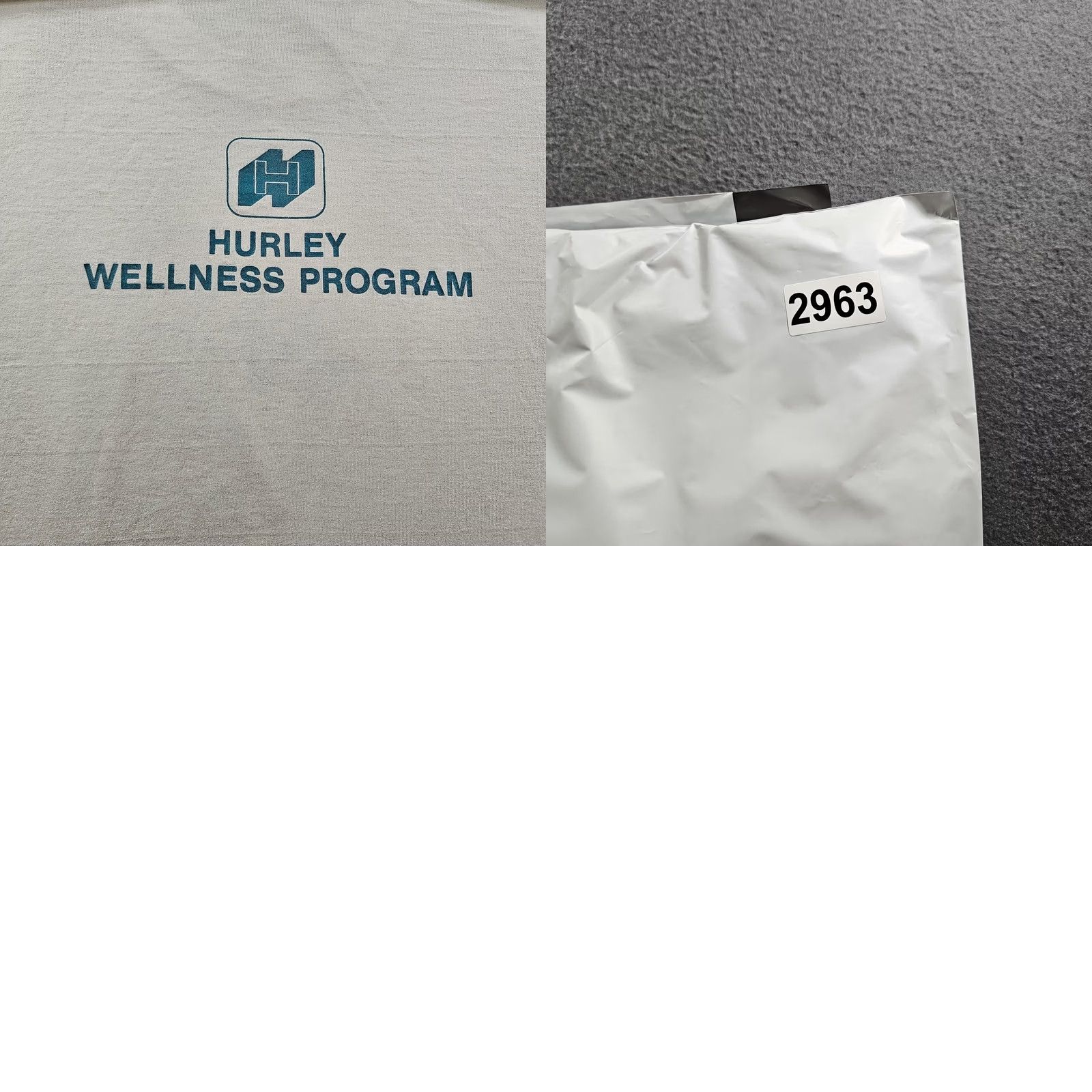 Vintage VINTAGE Hurley Wellness Program Shirt Mens XL White Do Your Bit Get Fit 90s USA Size US XL / EU 56 / 4 - 8 Thumbnail