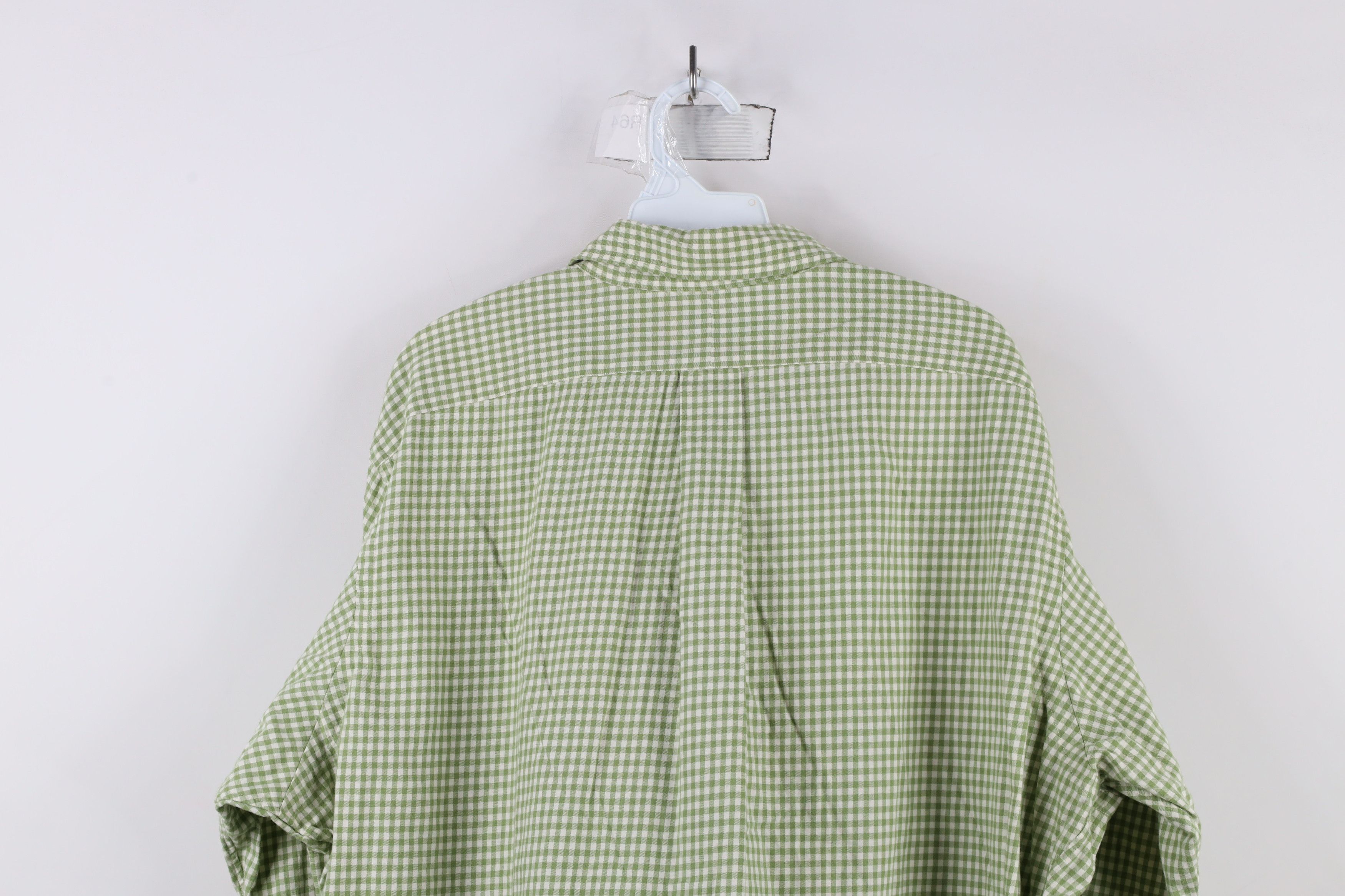 Ralph Lauren × Vintage Vintage 90s Ralph Lauren Flannel Button Down Shirt Green Size US XL / EU 56 / 4 - 10 Thumbnail