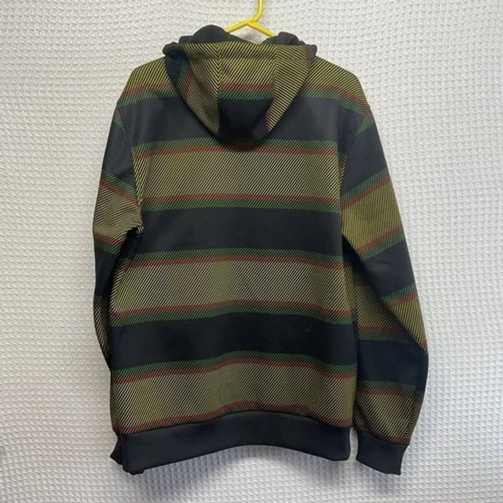 Burton Burton Dryride Striped Fleece Lining Full Zip Hoodie Men L Size US L / EU 52-54 / 3 - 9 Thumbnail