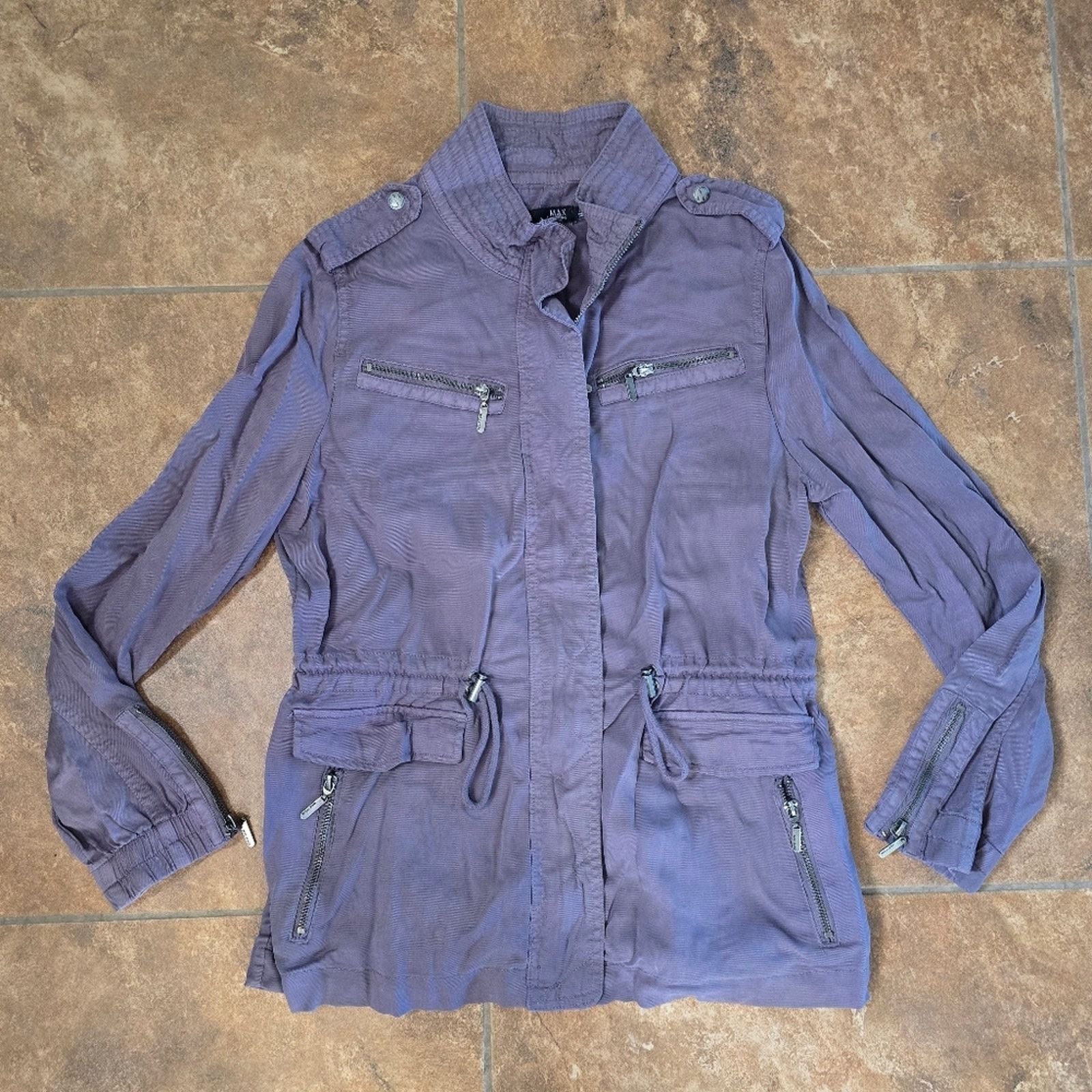 Other Grey | MAX JEANS | Utility Zip Up Size M / US 6-8 / IT 42-44 - 1 Thumbnail