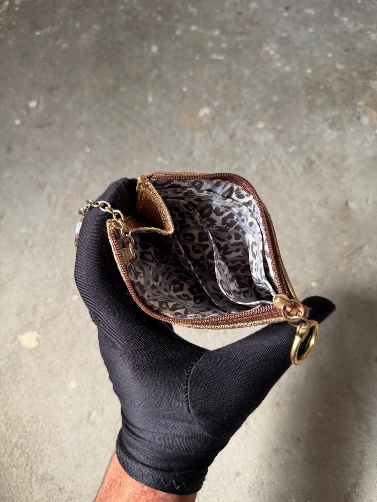 Coach Coach Poppy Coin Purse Gold Size ONE SIZE - 8 Thumbnail
