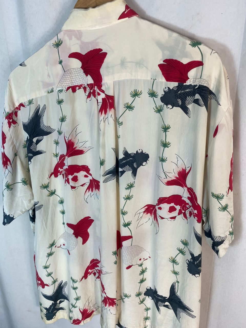 Vintage Unisex🔥 vintage koi fish silk button up shirt by powder big Size US XL / EU 56 / 4 - 11 Thumbnail