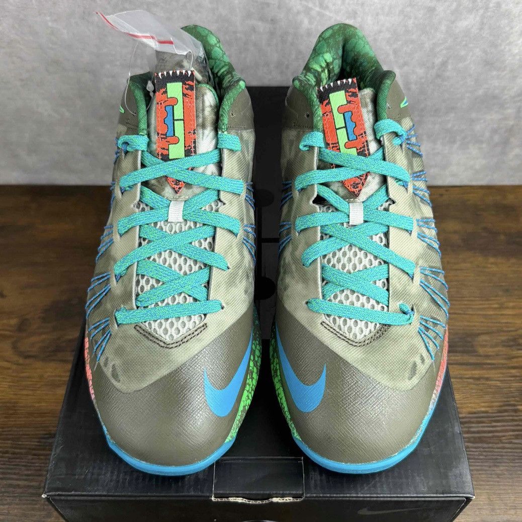 Nike NEW Nike Air Max LeBron X Low Swamp Thing Reptile 579765-301 Size US 10 / EU 43 - 5 Thumbnail