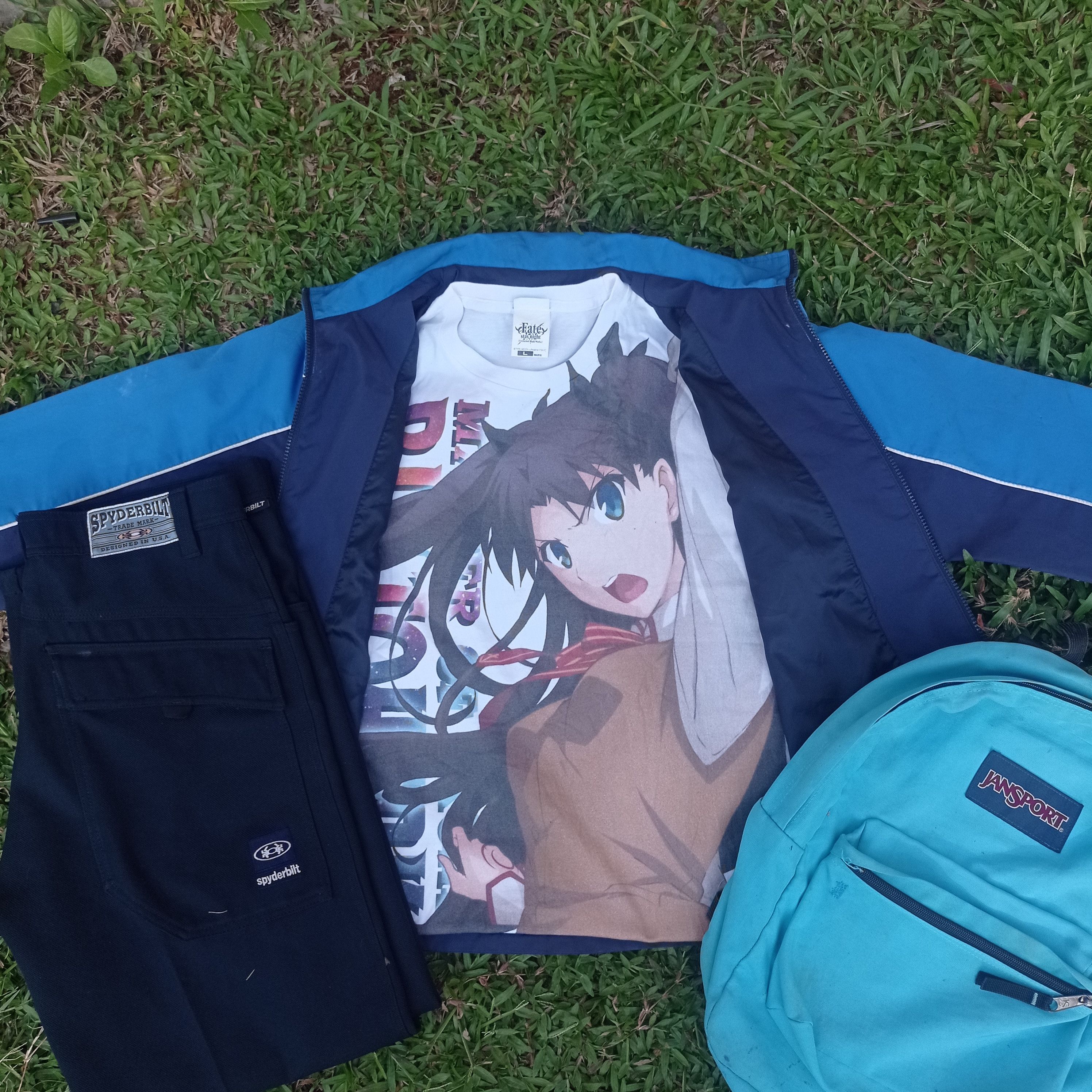 Japanese Brand Anima Cospa Fate/stay night [UBW] Rin Tohsaka T-shirt Size US L / EU 52-54 / 3 - 7 Thumbnail