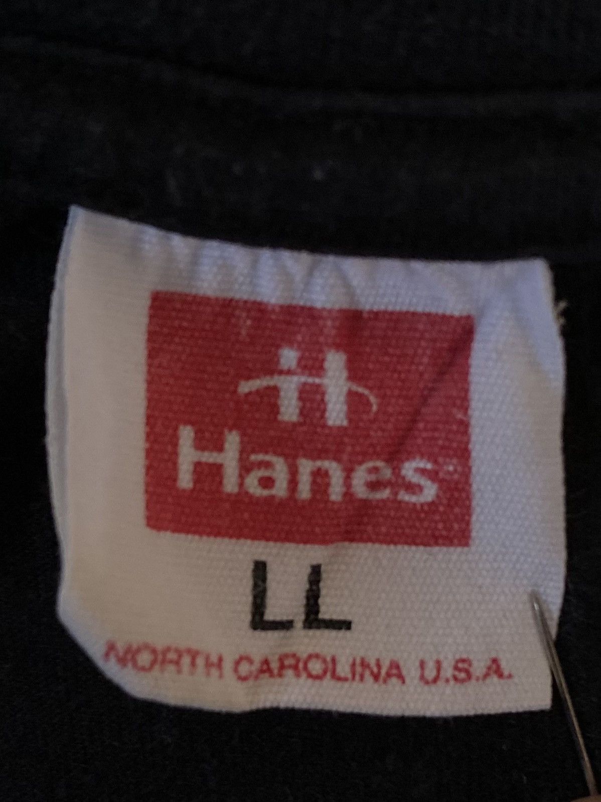Hanes × Vintage Vintage Hanes single stitched blank t shirt Size US L / EU 52-54 / 3 - 7 Thumbnail