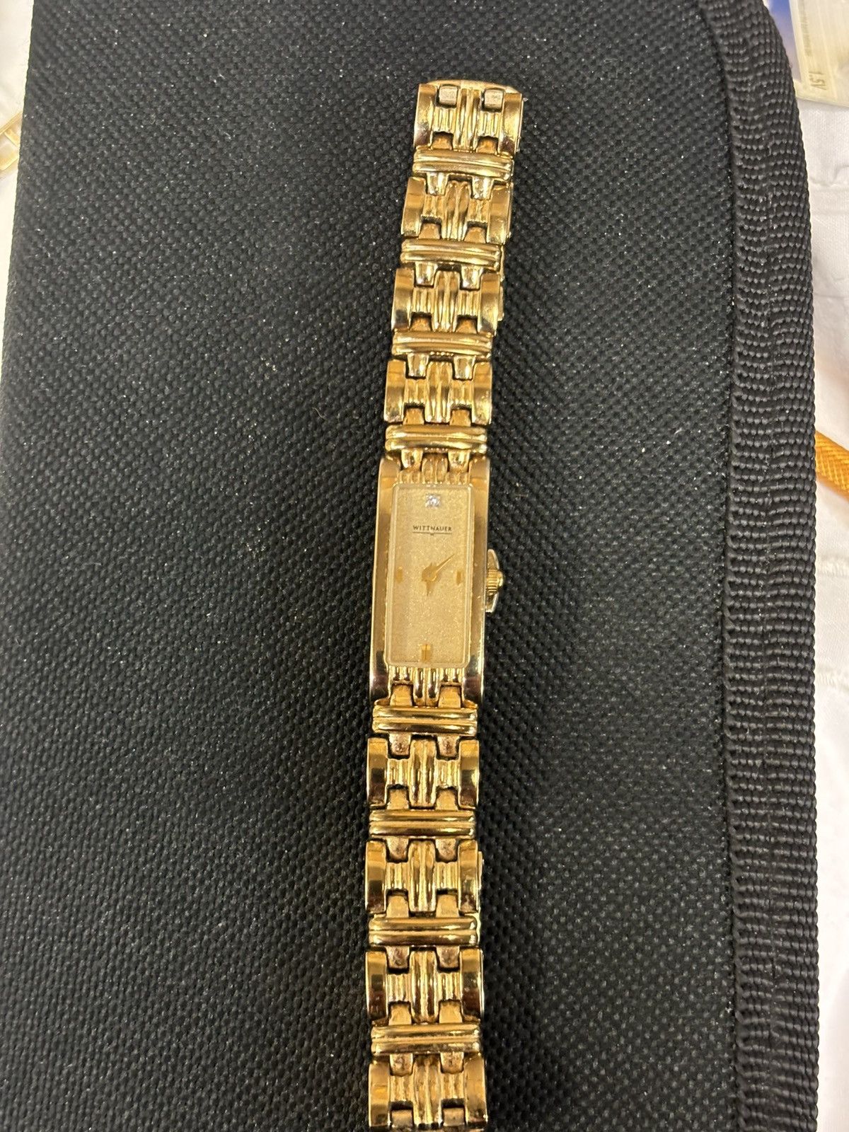 Wittnauer Wittnauer A3 Sapphire Crystal Gold Tone Women’s Watch! Size ONE SIZE - 8 Thumbnail