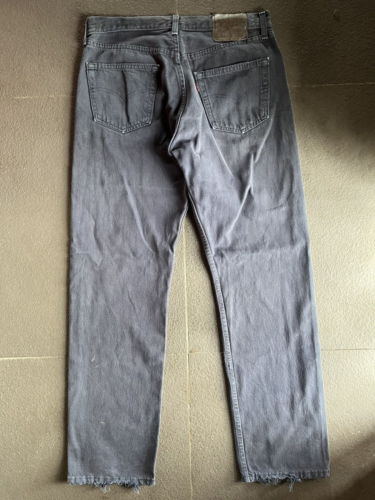 Levi's 34X32 Late 90’s Levi’s 501 Dye Black Distressed Faded Size US 32 / EU 48 - 5 Thumbnail