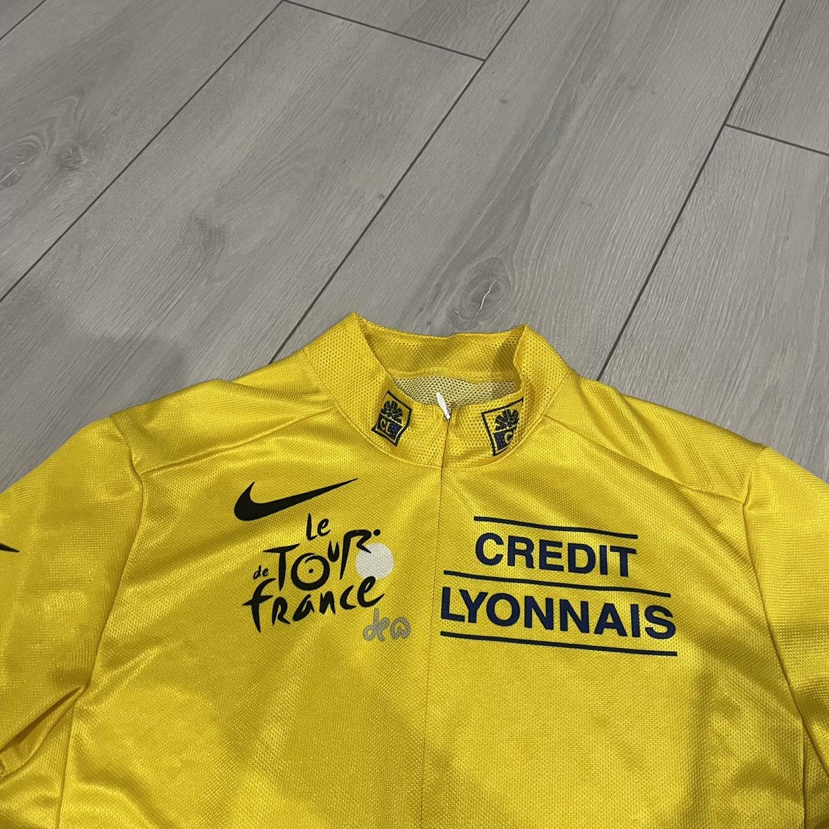 Nike × Vintage M Nike Le Tour De France lyonnais Cycling Jersey Tee Tshirt Size US M / EU 48-50 / 2 - 4 Thumbnail