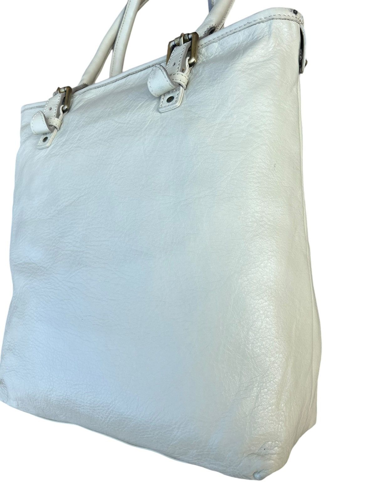 Leather F. Clio Milano Patina Leather Tote Bag Size ONE SIZE - 6 Thumbnail