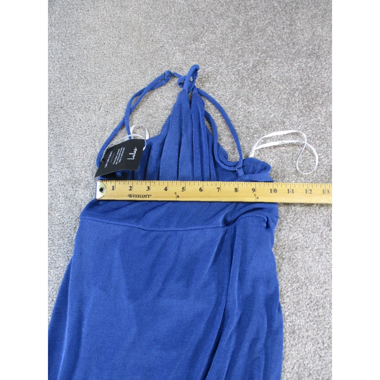 Lulus Lulus Dress Small Blue Halter Womens Size S / US 4 / IT 40 - 5 Thumbnail