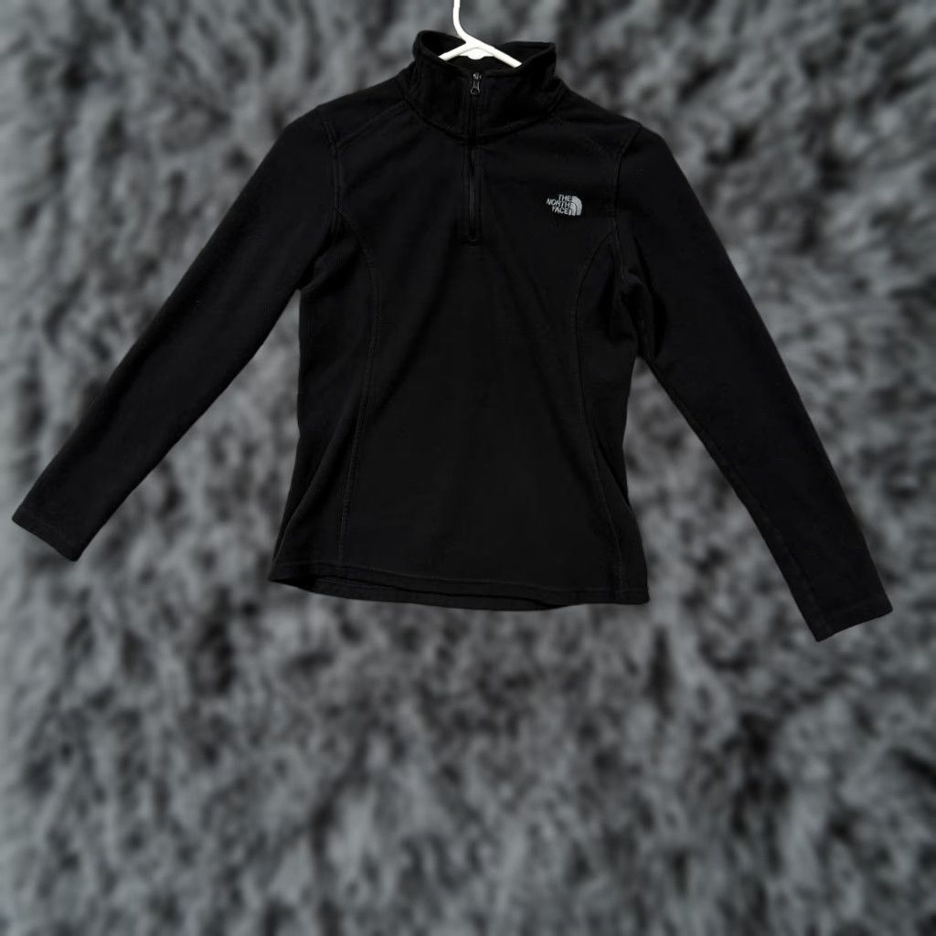 The North Face The North Face Pullover Womens S Black 1/4 Zip Fleece Hiking Gorpcore Layering Size S / US 4 / IT 40 - 1 Thumbnail