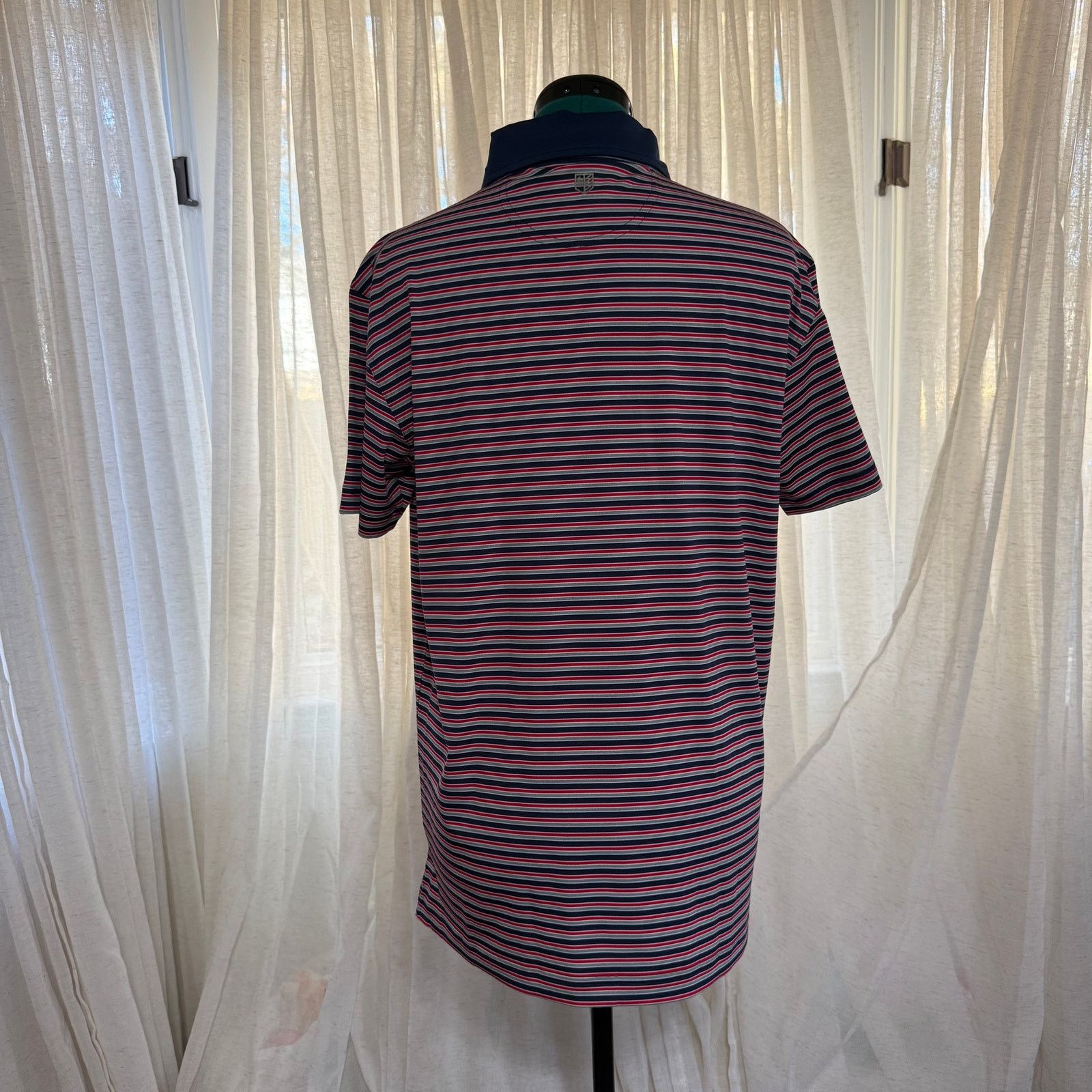 Bobby Jones Bobby Jones Rule 18 Striped Performance Polo | Sz M Size US M / EU 48-50 / 2 - 5 Thumbnail