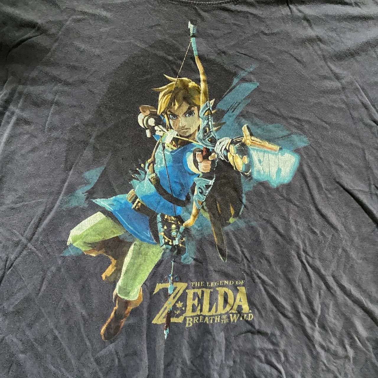 Nintendo × Vintage VINTAGE Y2K THE LEGEND OF ZELDA AMAZING FADED GAME TEE 239 Size US XXL / EU 58 / 5 - 2 Thumbnail