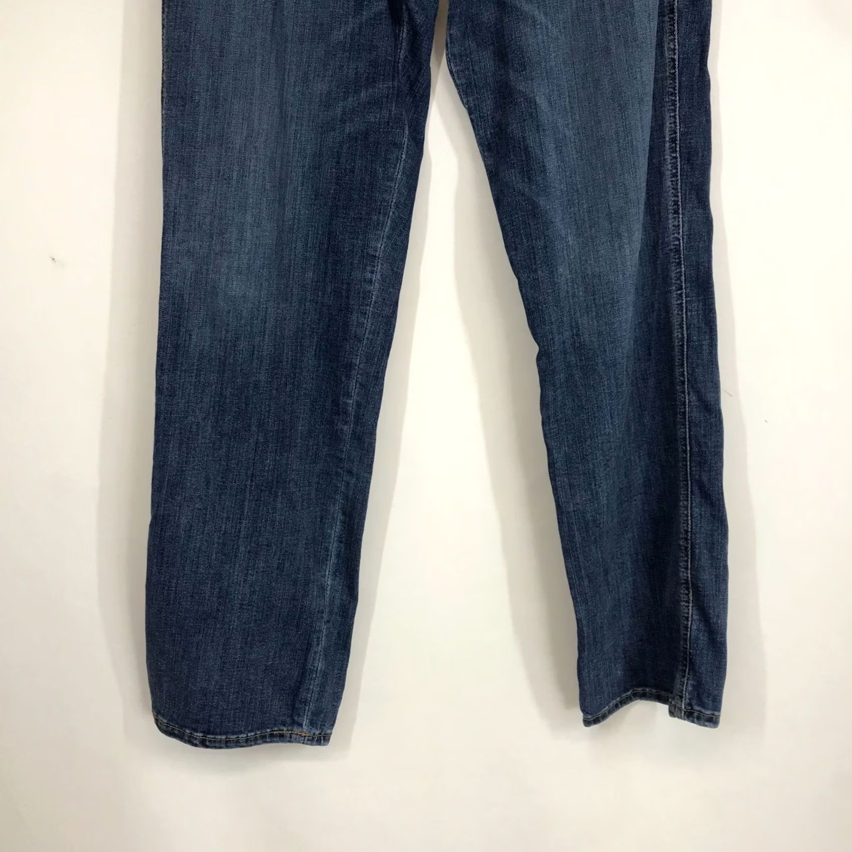 Denime EVEN TIDE Relaxed Fit Jeans Mens 35 34 Blue Denim Straight Size US 35 - 3 Thumbnail