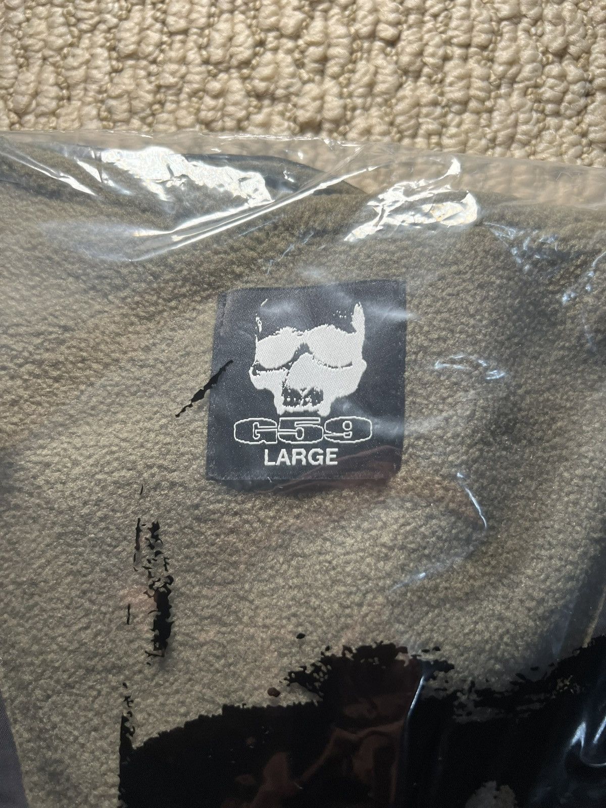 G59 Records G59 FLEECE VEST (BLACK) LARGE Size US L / EU 52-54 / 3 - 4 Thumbnail